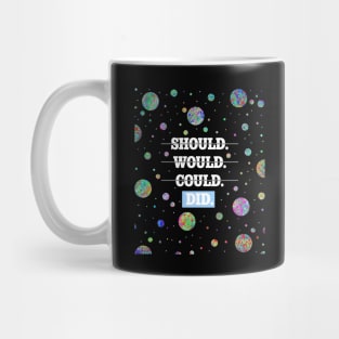 Should Would Could Did - Rainbow Mug